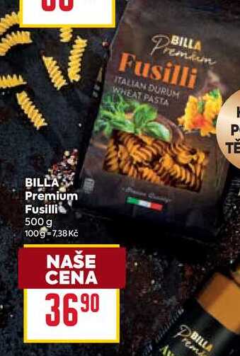BILLA Premium Fusilli 500 g