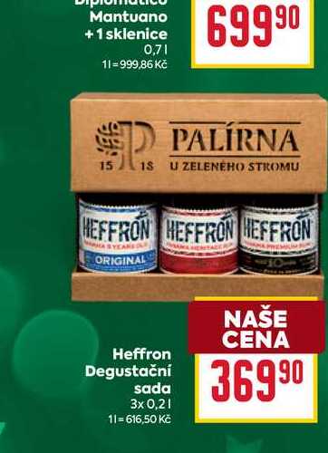 Heffron Degustační sada 3x 0,2l 