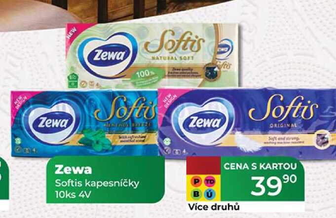 Zewa Softis kapesníčky 10ks 4V  