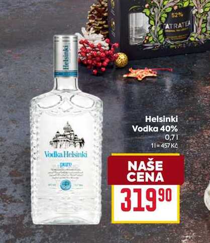Helsinki Vodka 40% 0,7l