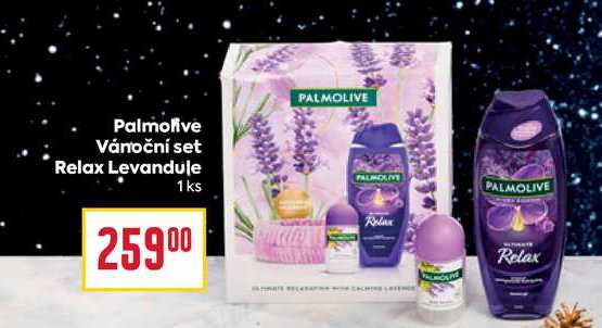Palmolive Vánoční set Relax Levandule 1 ks