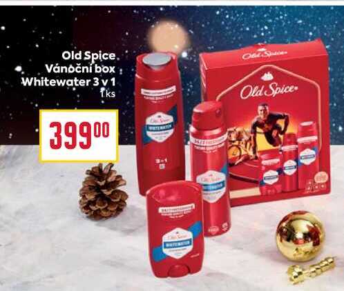 Old Spice Vánoční box Whitewater 3 v1 1ks