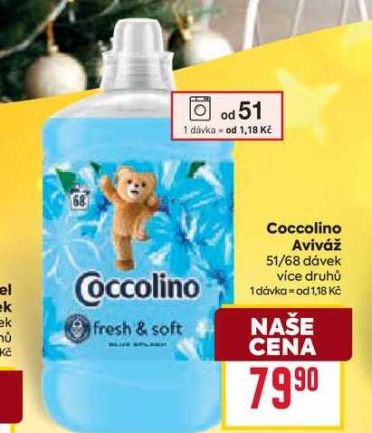 Coccolino Aviváž 51/68 dávek 
