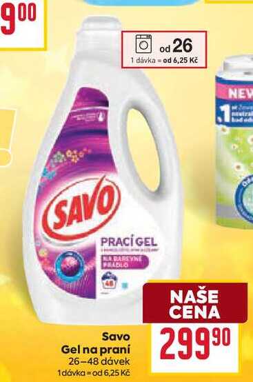 Savo Gel na praní 26-48 dávek