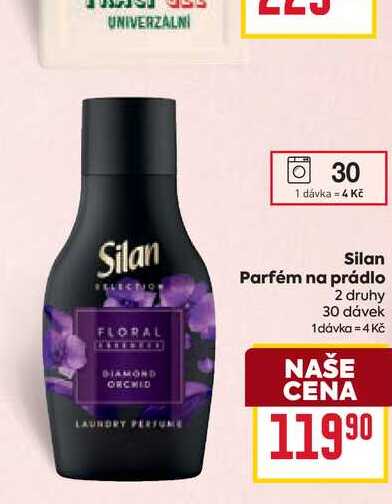Silan Parfém na prádlo 2 druhy 30 dávek