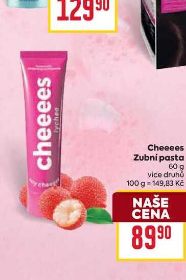 Cheeees Zubní pasta 60 g 