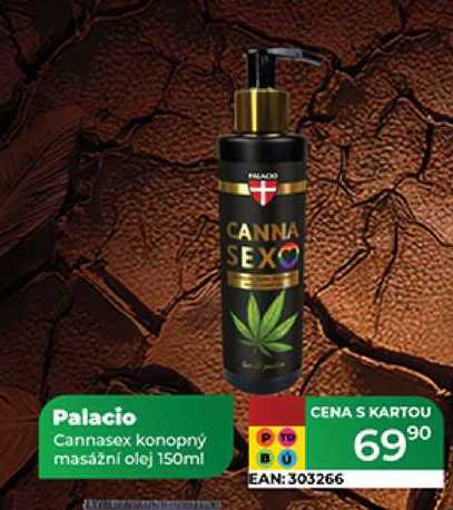 Palacio Cannasex konopný masážní olej 150ml  