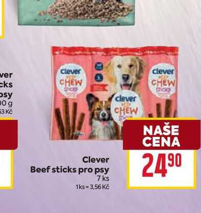 Clever Beef sticks pro psy 7ks