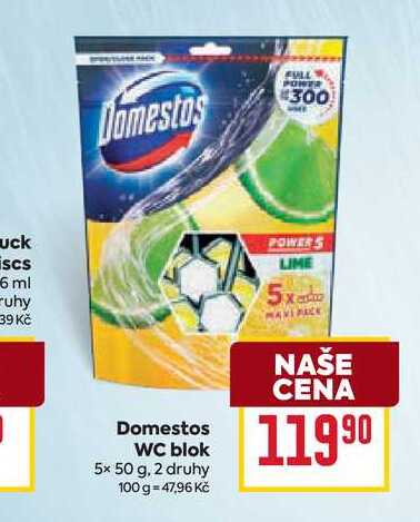 Domestos WC blok 5x 50 g