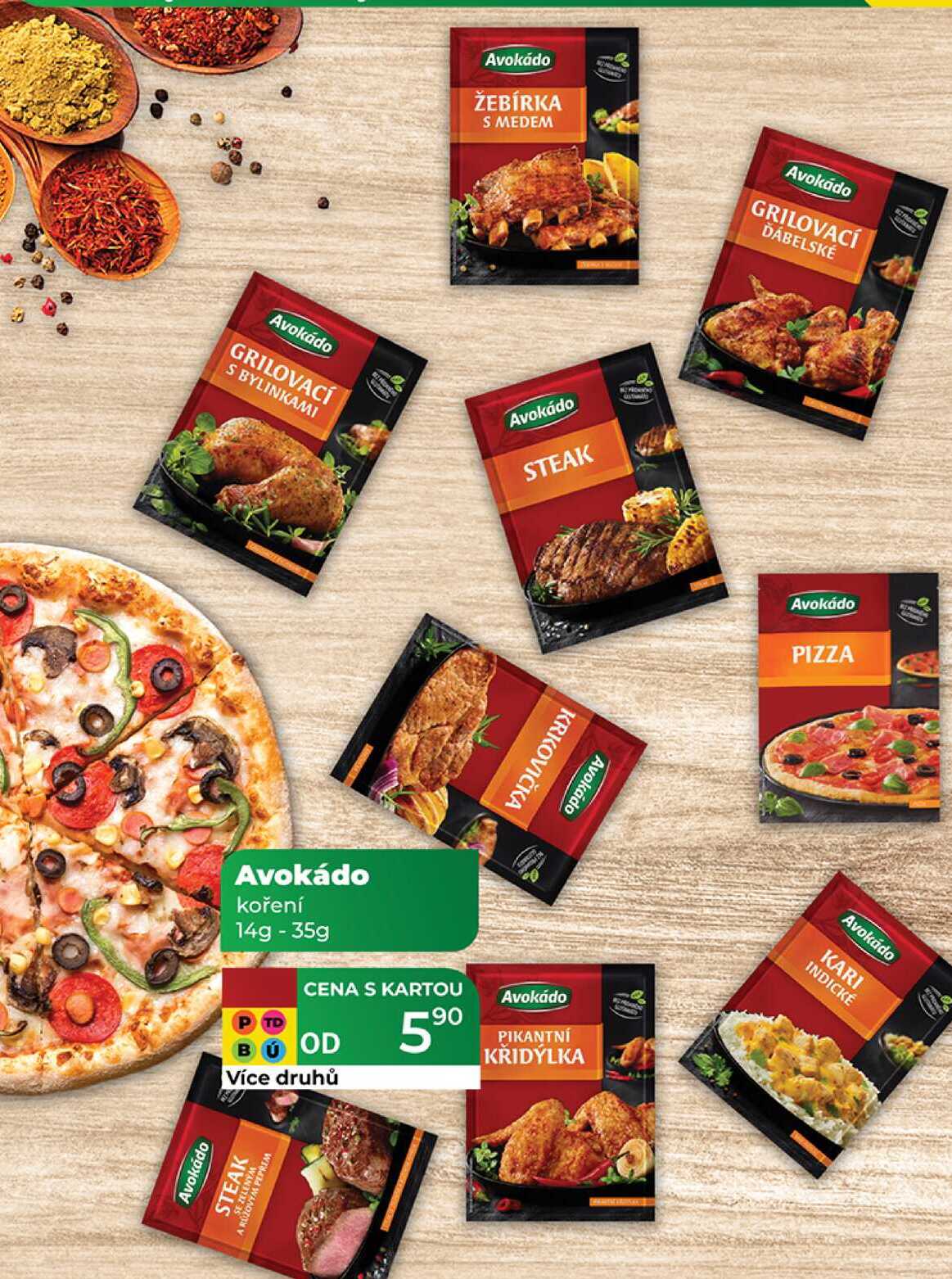 Avokádo koření 14g - 35g 