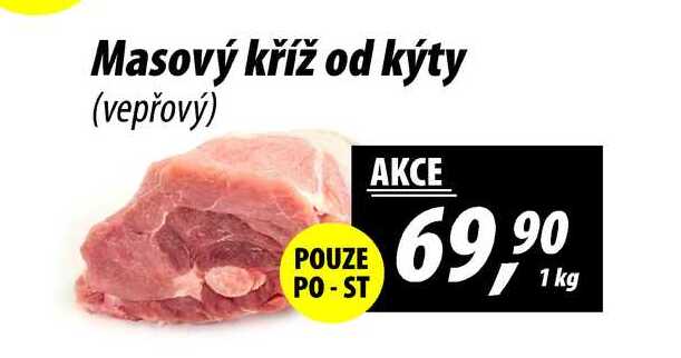 Masový kříž od kýty (vepřový), 1 kg