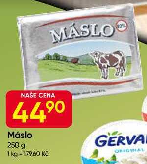 Máslo 250 g 
