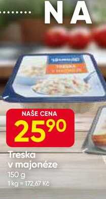 Treska v majonéze 150 g