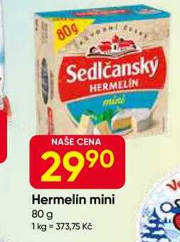 Sedlčanský Hermelín mini 80g