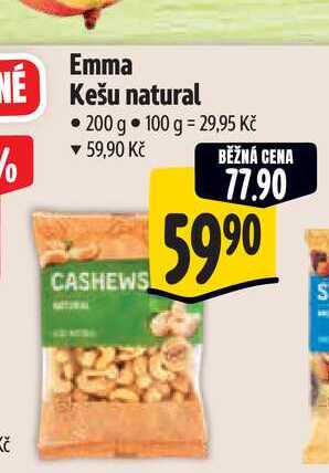 Emma Kešu natural 200 g 