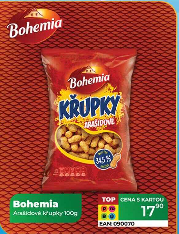 Bohemia Arašídové křupky 100g 