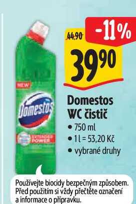   Domestos WC čistič 750 ml  