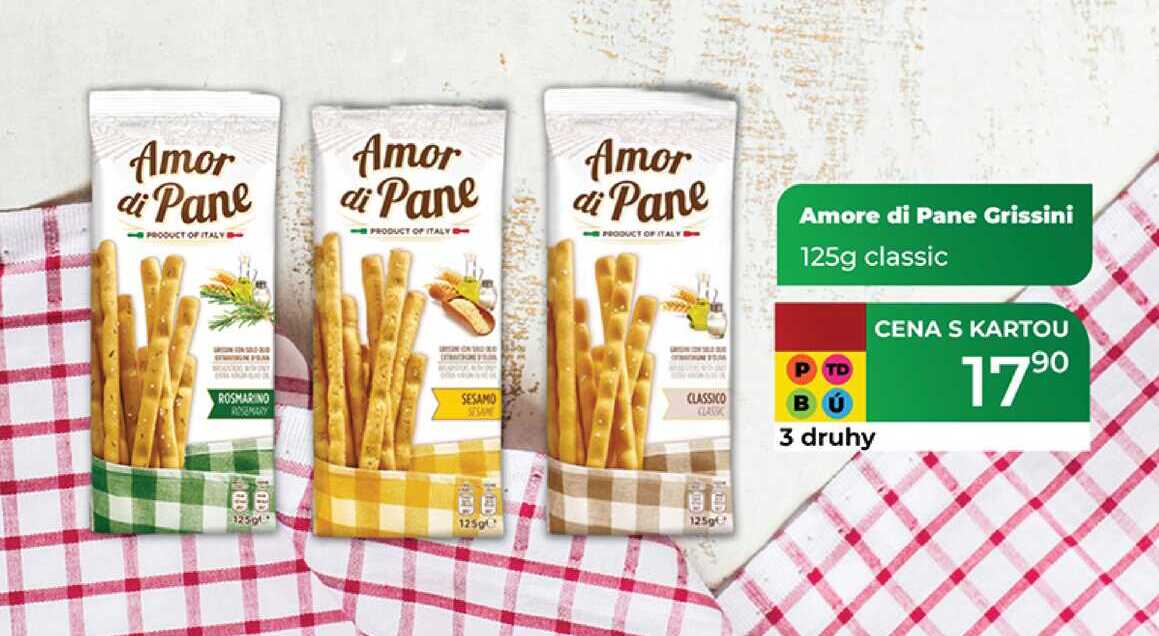 Amore di Pane Grissini 125g classic  