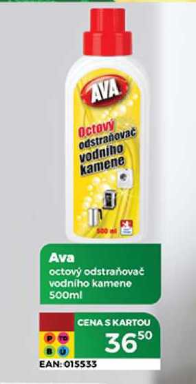 Ava octový odstraňovač vodního kamene 500ml  