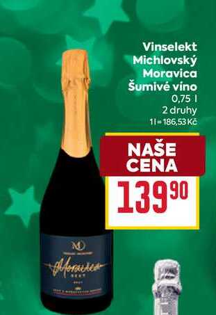 Vinselekt Michlovský Moravica Šumivé víno 0,75l