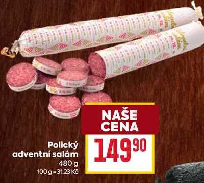 Polický adventní salám 480 g