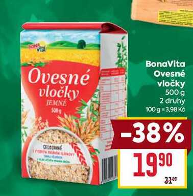 Bona Vita Ovesné vločky 500 g