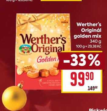 Werther's Originál golden mix 340 g