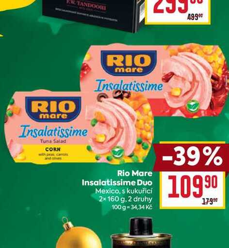 Rio Mare Insalatissime Duo Mexico, s kukuřici 2x160 g