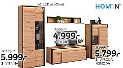 3: Obývací sestava - nástěnná police