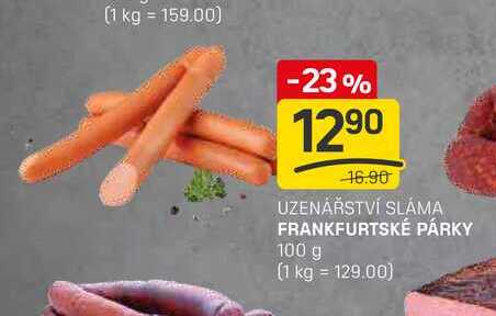 FRANKFURTSKÉ PÁRKY 100 g