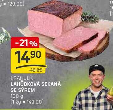 LAHŮDKOVÁ SEKANÁ SE SÝREM 100 g