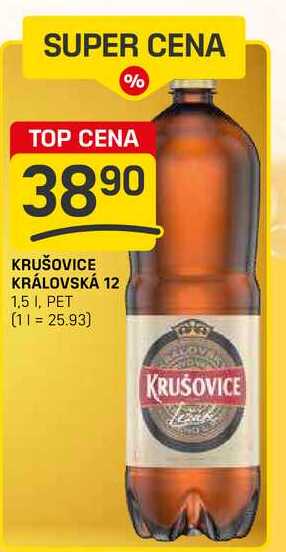 KRUŠOVICE KRÁLOVSKÁ 12 1,5 I, PET