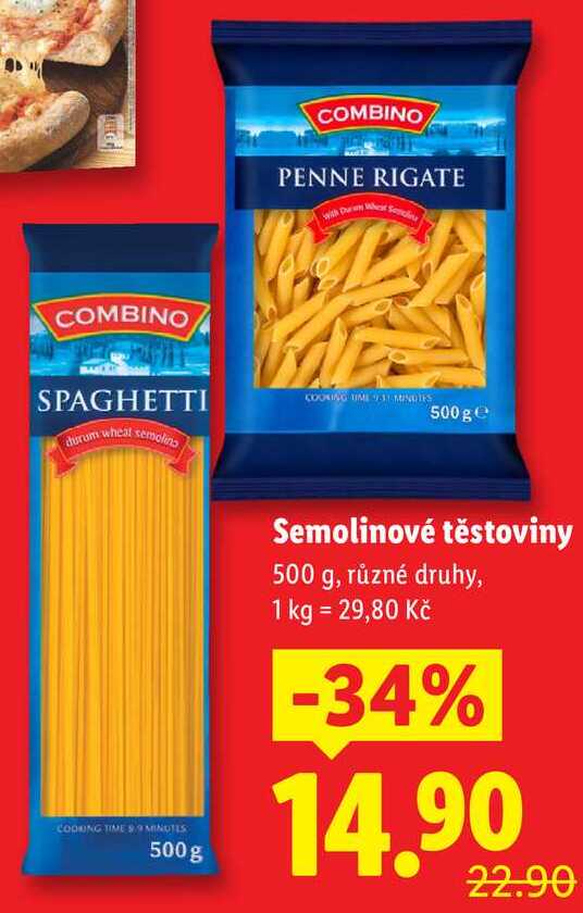Semolinové těstoviny, 500 g