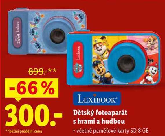 Dětský fotoaparát s hrami a hudbou 