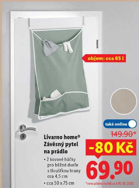 Livarno home Závěsný pytel na prádlo 