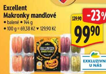 Excellent Makronky mandlové, 144 g