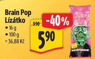 Brain Pop Lízátko, 16 g