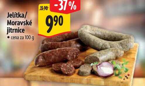 Jelítka/Moravské jitrnice, cena za 100 g