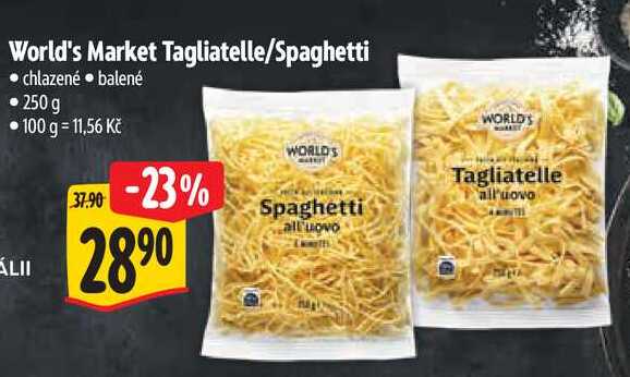 World's Market Tagliatelle/Spaghetti, 250 g