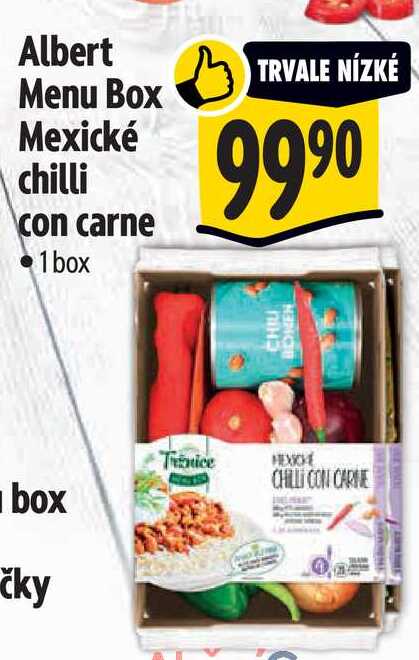 Albert Menu Box Mexické chilli con carne 