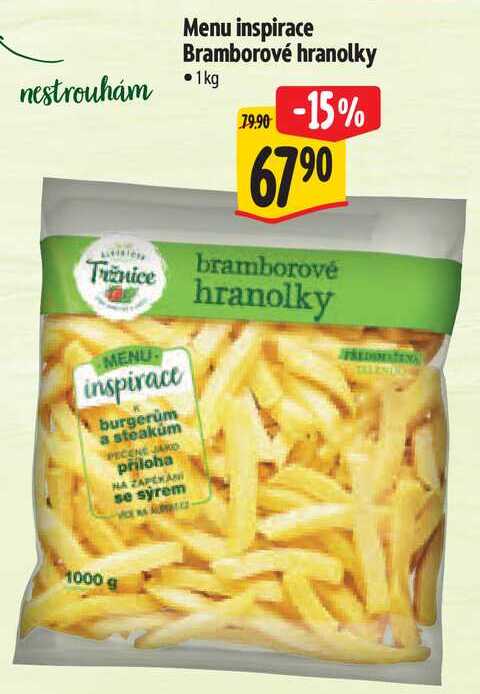 Menu inspirace Bramborové hranolky, 1 kg