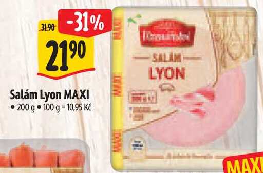 Salám Lyon MAXI, 200 g 