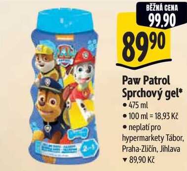 Paw Patrol Sprchový gel, 475 ml 