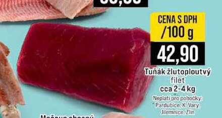 Tuňák žlutoploutvý filet 100 g