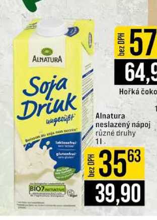 Alnatura neslazený nápoj 1 l