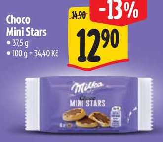 Choco Mini Stars, 37,5 g
