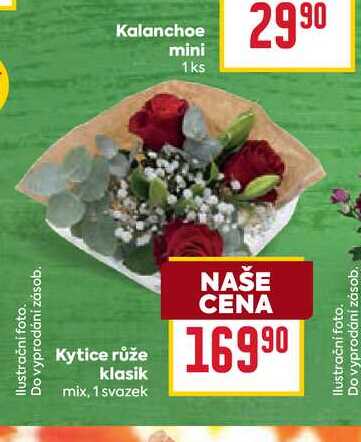 Kytice růže klasik mix, 1 svazek 