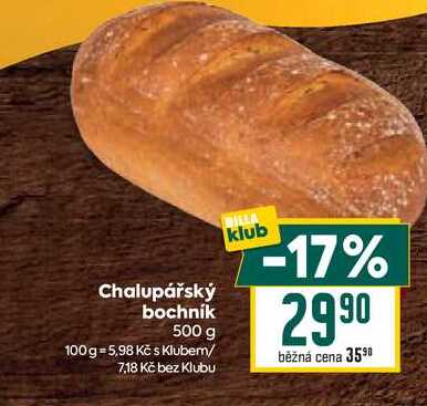 Chalupářský bochník 500 g