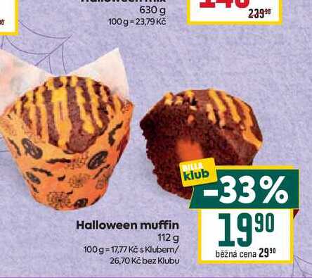 Halloween muffin 112 g 