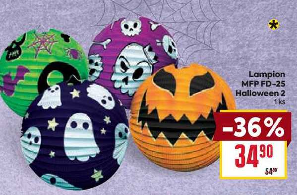 Lampion MFP FD-25 Halloween 2 1ks